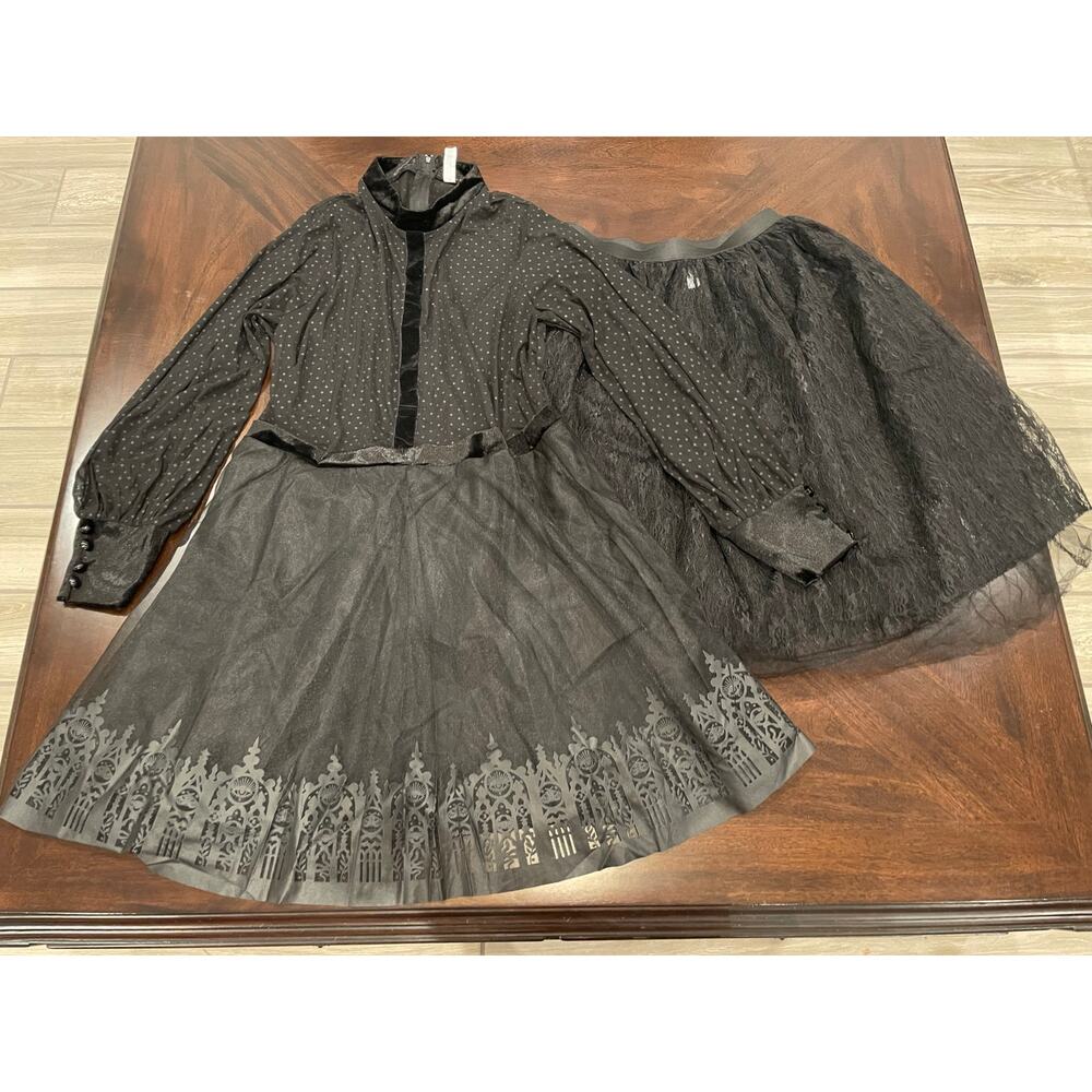 Wednesday Addams Halloween Costume Dress From Party City (NEW)